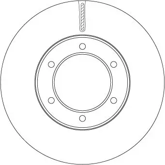 Handler.Part Brake disc TRW DF7412 2