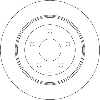 Handler.Part Brake disc TRW DF8053 2