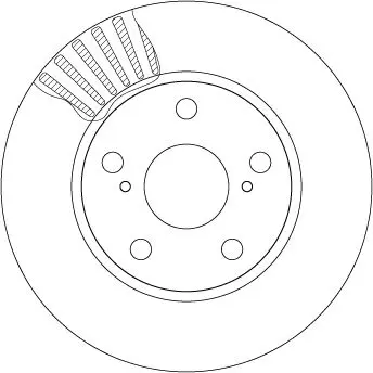 Handler.Part Brake disc TRW DF4810 2