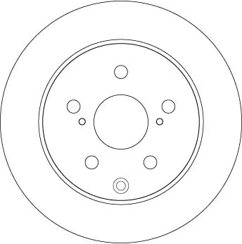 Handler.Part Brake disc TRW DF4829 2