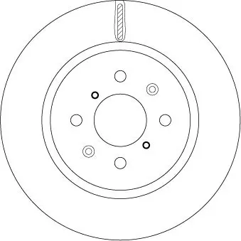 Handler.Part Brake disc TRW DF6135 2