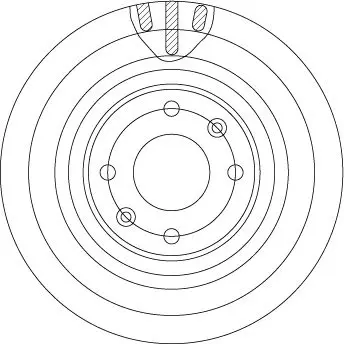 Handler.Part Brake disc TRW DF4363 2