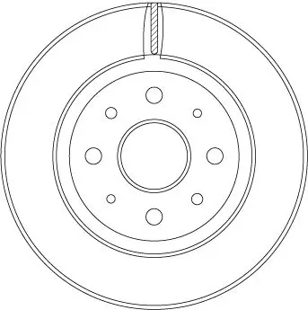 Handler.Part Brake disc TRW DF4410 2