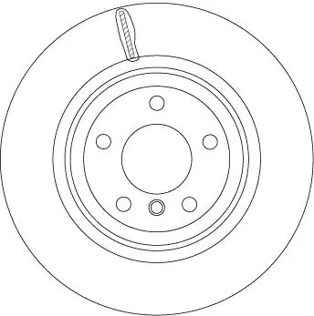 Handler.Part Brake disc TRW DF4461S 2