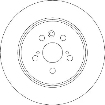 Handler.Part Brake disc TRW DF4480 2