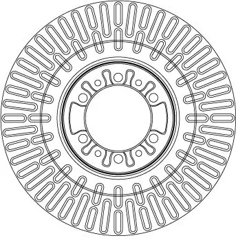 Handler.Part Brake disc TRW DF4485 2