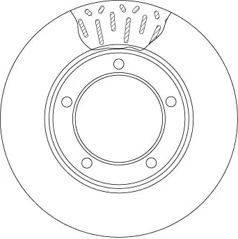 Handler.Part Brake disc TRW DF4506 2