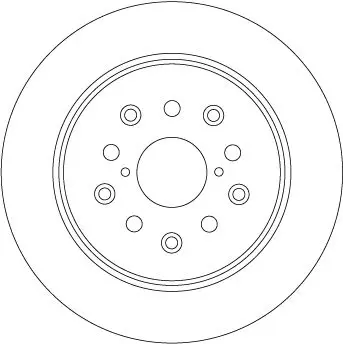 Handler.Part Brake disc TRW DF4509 2