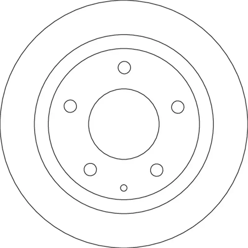 Handler.Part Brake disc TRW DF4689 2