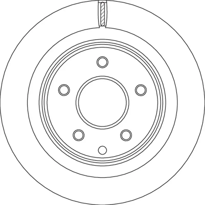 Handler.Part Brake disc TRW DF4745 2