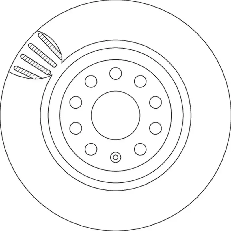 Handler.Part Brake disc TRW DF4754 2