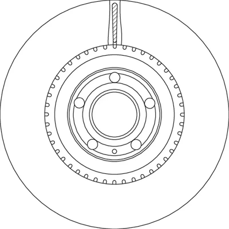 Handler.Part Brake disc TRW DF4757S 2