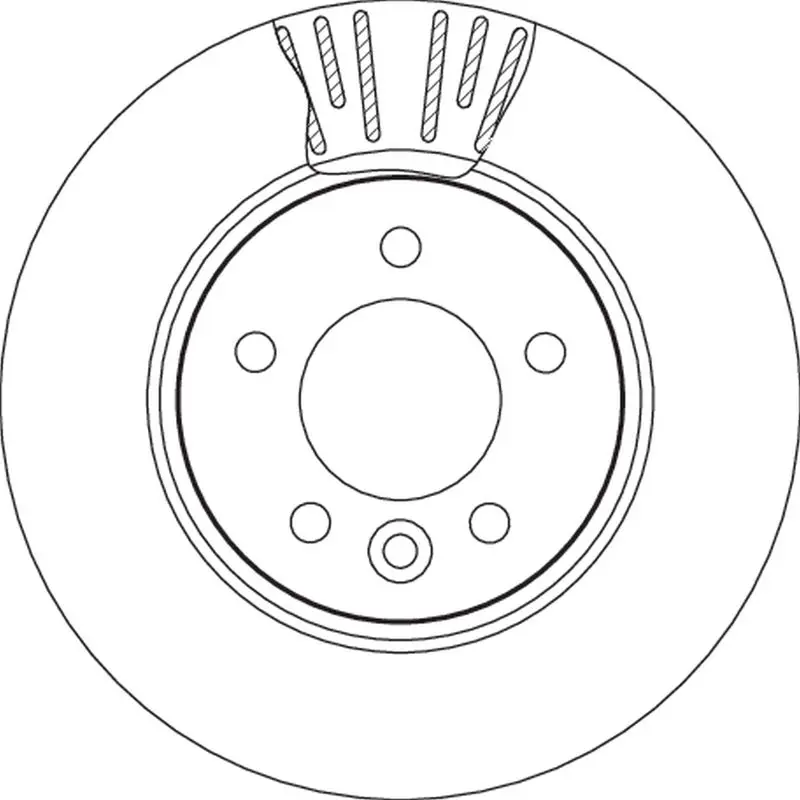 Handler.Part Brake disc TRW DF4790 2