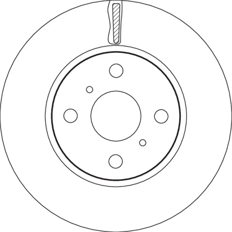 Handler.Part Brake disc TRW DF4806 2