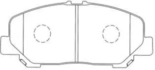 Handler.Part Brake pad set, disc brake AISIN A1N139 1