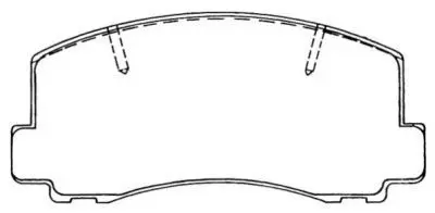 Handler.Part Brake Pad Set, disc brake AISIN ASN100 1