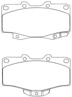 Handler.Part Brake pad set, disc brake AISIN ASN199 1