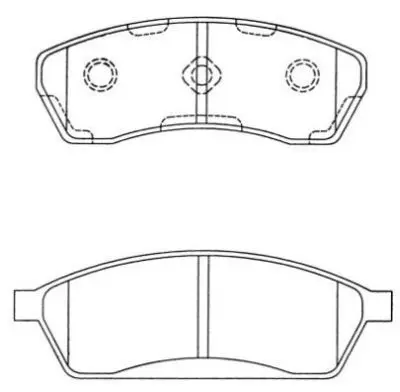 Handler.Part Brake Pad Set, disc brake AISIN ASN2005 1