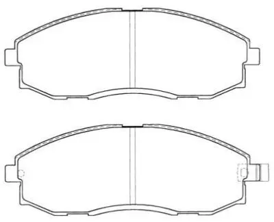 Handler.Part Brake pad set, disc brake AISIN ASN2036 1