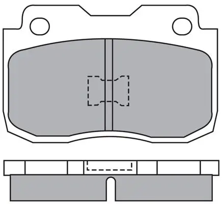 Handler.Part Brake pad set, disc brake AISIN ASN2119 1