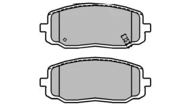 Handler.Part Brake pad set, disc brake AISIN ASN2235 1