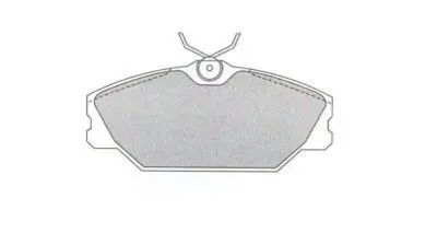 Handler.Part Brake pad set, disc brake AISIN ASN2268 1