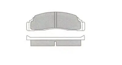 Handler.Part Brake Pad Set, disc brake AISIN ASN2269 1