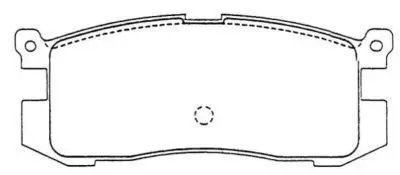 Handler.Part Brake pad set, disc brake AISIN ASN231 1