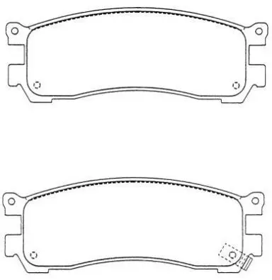 Handler.Part Brake Pad Set, disc brake AISIN ASN239 1