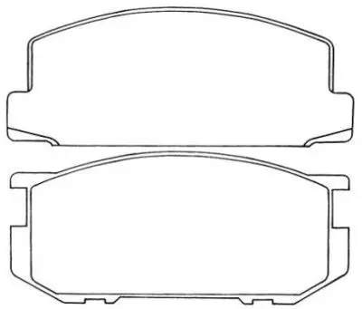 Handler.Part Brake Pad Set, disc brake AISIN ASN51 1