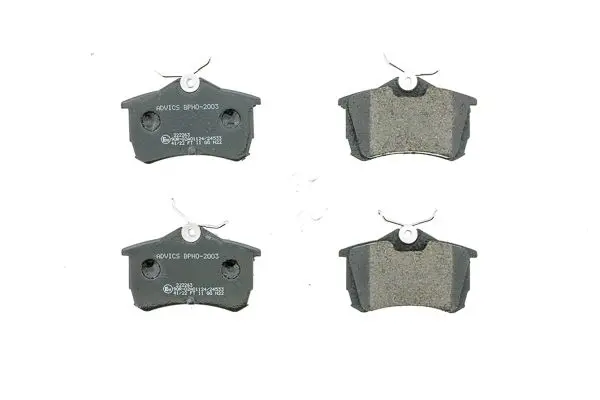 Handler.Part Brake pad set, disc brake AISIN BPHO2003 1