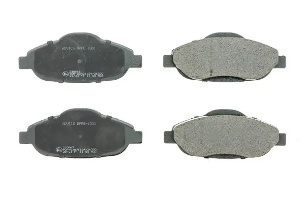 Handler.Part Brake pad set, disc brake AISIN BPPE1001 1