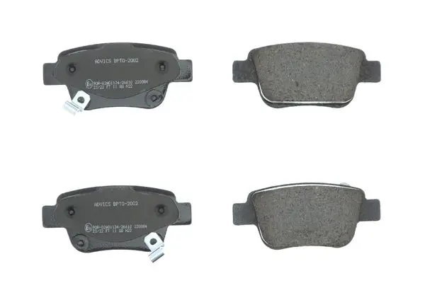 Handler.Part Brake pad set, disc brake AISIN BPTO2002 2