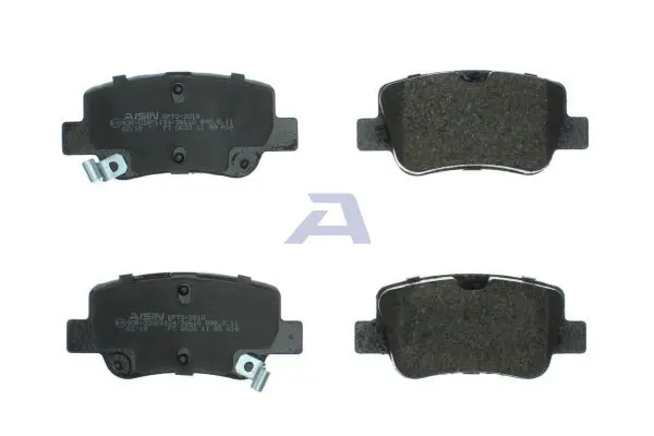 Handler.Part Brake pad set, disc brake AISIN BPTO2010 1