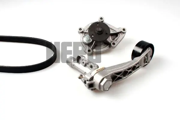 Handler.Part Water pump + v-ribbed belt kit HEPU PK04950 1