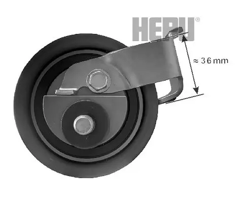 Handler.Part Tensioner pulley, timing belt HEPU 140079 1