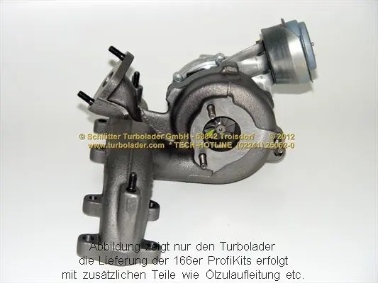 Handler.Part Lader, Aufladung SCHLÜTTER TURBOLADER 16601635 5