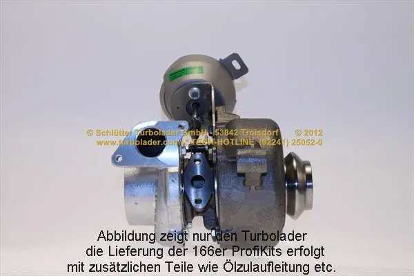 Handler.Part Lader, Aufladung SCHLÜTTER TURBOLADER 16600145 4