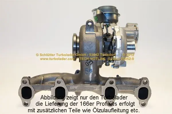 Handler.Part Lader, Aufladung SCHLÜTTER TURBOLADER 16608320EOLD 8