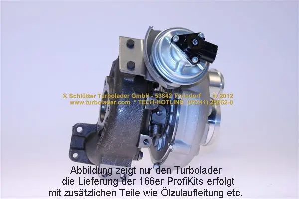 Handler.Part Lader, Aufladung SCHLÜTTER TURBOLADER 16600395 3