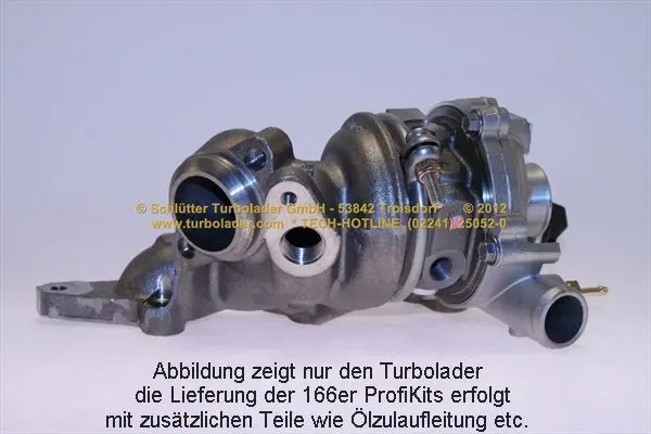 Handler.Part Lader, Aufladung SCHLÜTTER TURBOLADER 16600485 3