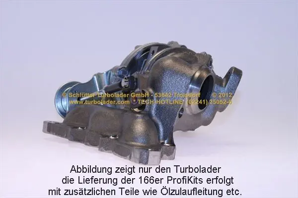 Handler.Part Lader, Aufladung SCHLÜTTER TURBOLADER 16600485 4