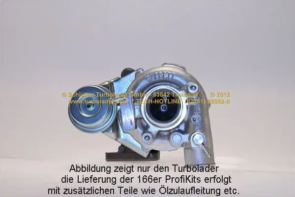 Handler.Part Lader, Aufladung SCHLÜTTER TURBOLADER 16600510 9