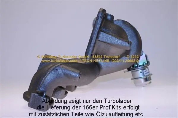 Handler.Part Lader, Aufladung SCHLÜTTER TURBOLADER 16600730 5