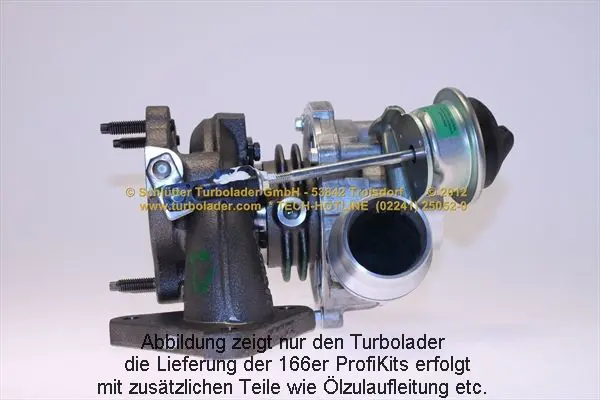 Handler.Part Lader, Aufladung SCHLÜTTER TURBOLADER 16600820 3