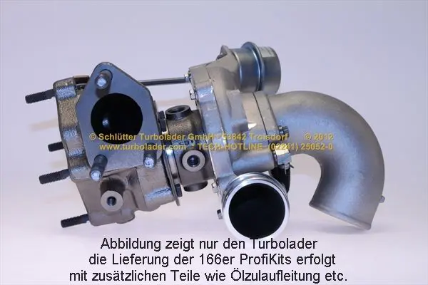 Handler.Part Lader, Aufladung SCHLÜTTER TURBOLADER 16600835 3