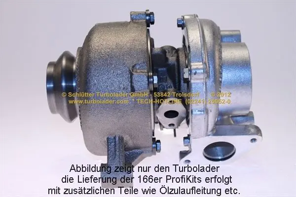 Handler.Part Lader, Aufladung SCHLÜTTER TURBOLADER 16601035EOL 3