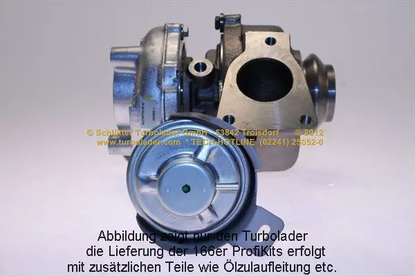 Handler.Part Lader, Aufladung SCHLÜTTER TURBOLADER 16601035EOL 5