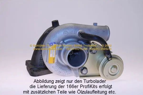 Handler.Part Lader, Aufladung SCHLÜTTER TURBOLADER 16601085 2