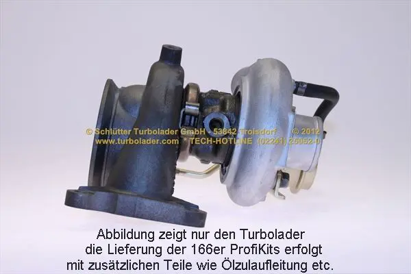 Handler.Part Lader, Aufladung SCHLÜTTER TURBOLADER 16601085 3